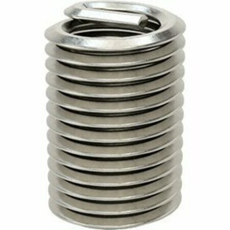 BSC PREFERRED 18-8 Stainless Steel Helical Insert 1/4-28 Right-Hand Thread 0.5 Long, 10PK 91732A737